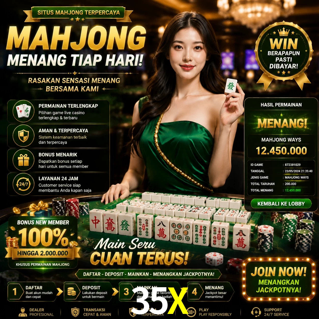 Cashback VIP 35X - reembolso semanal